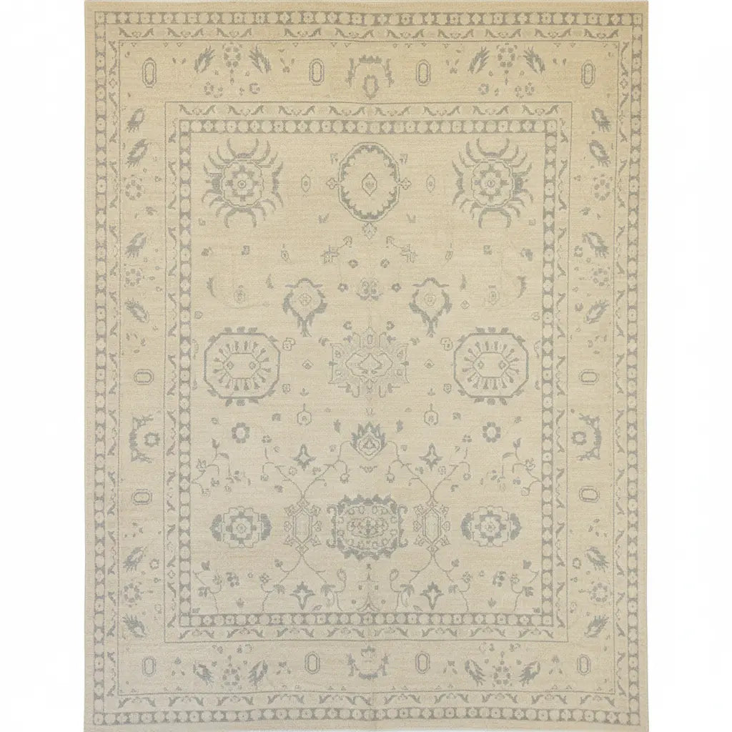 One Of The Kind Afghani Khotan Rug 10'0" x 11'10" zandirugs
